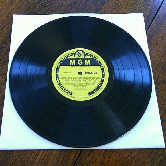 Vintage Vinyl LP Howard Keel - Great Screen Successes Rare 10" 1957 EMI Records - Picture 14 of 16
